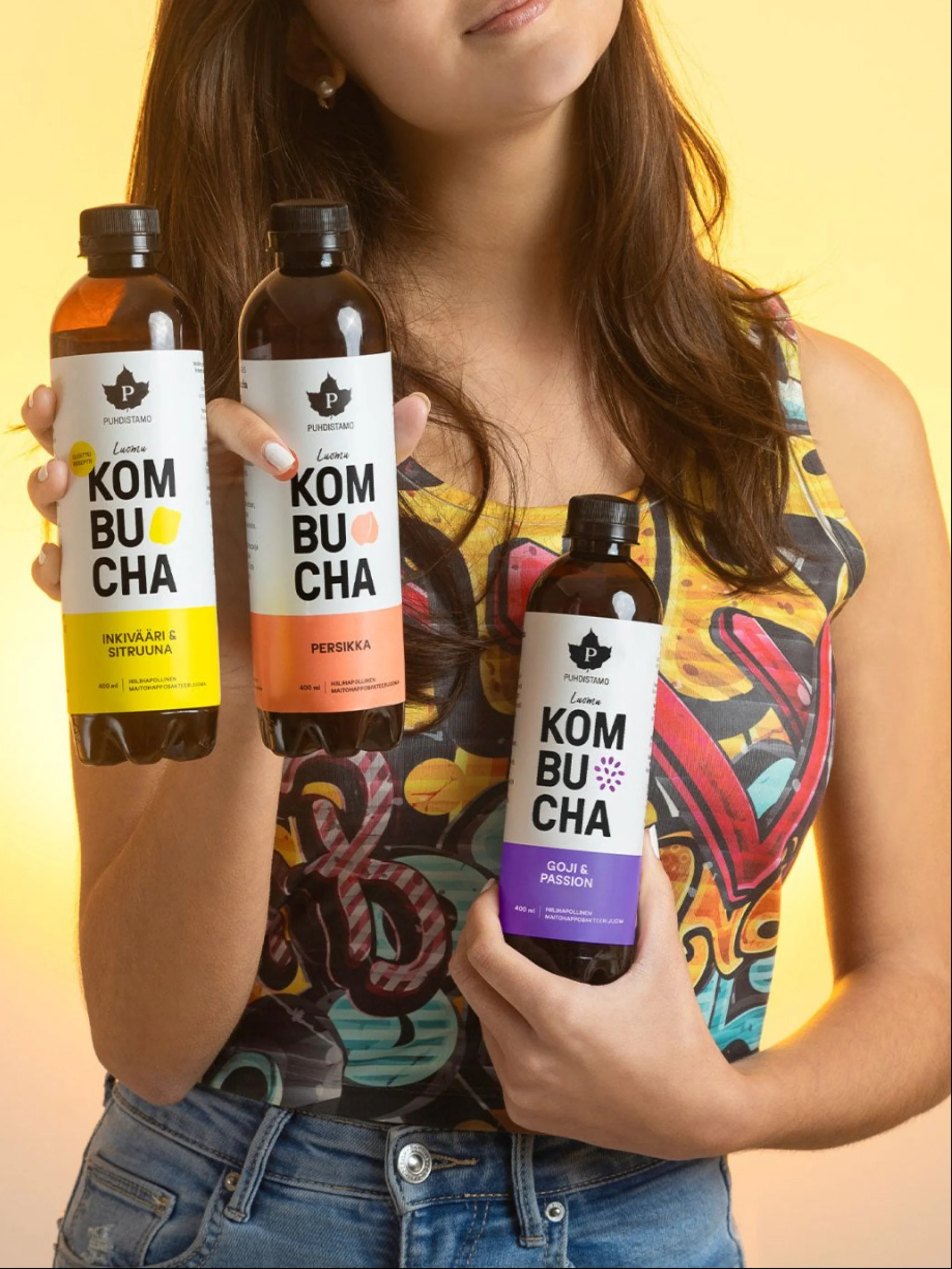 Luomu Kombucha Inkivääri & Sitruuna - 400 ml - Image 4