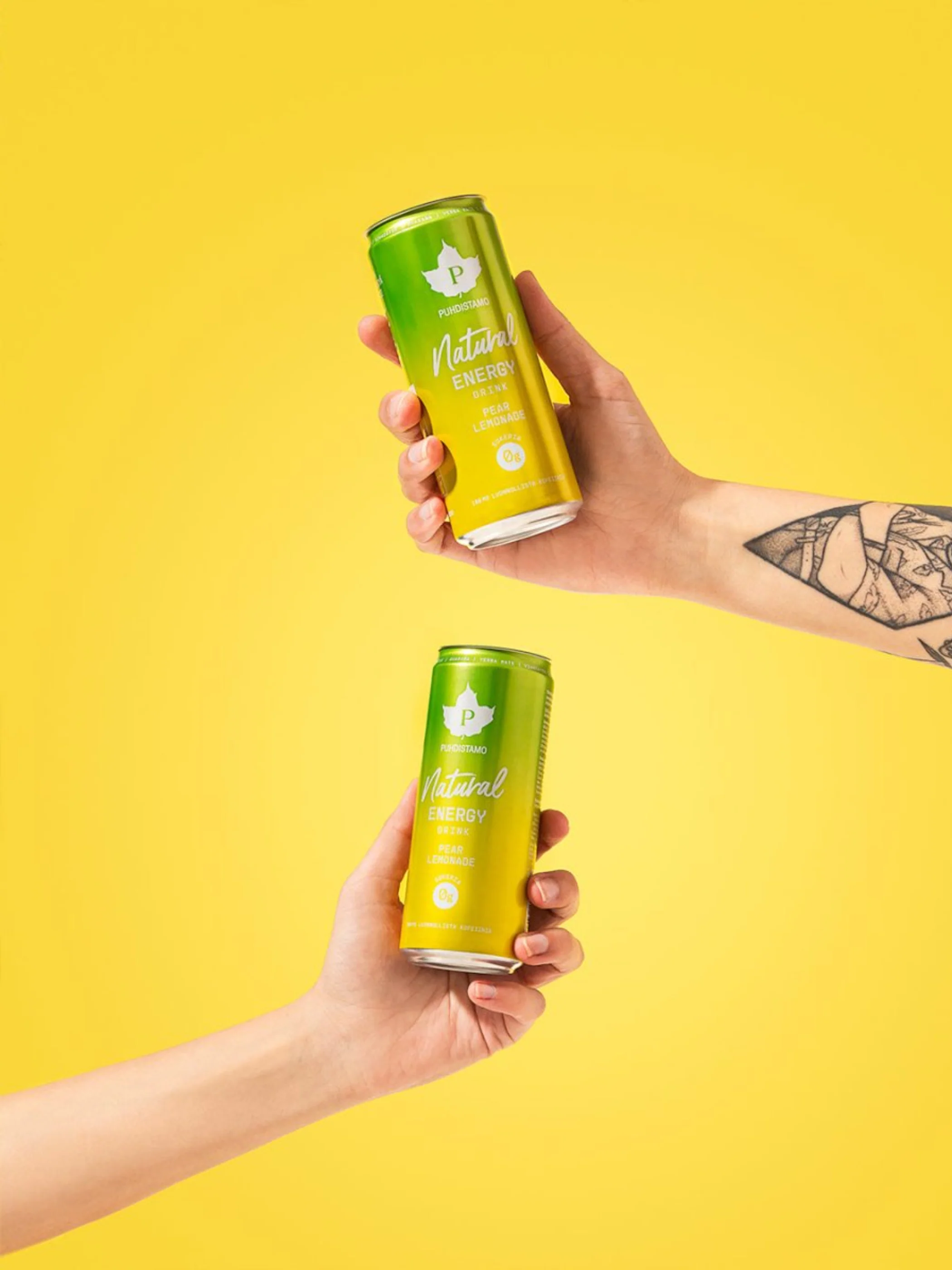 Natural Energy Drink Pear Lemonade - 330 ml - Image 4