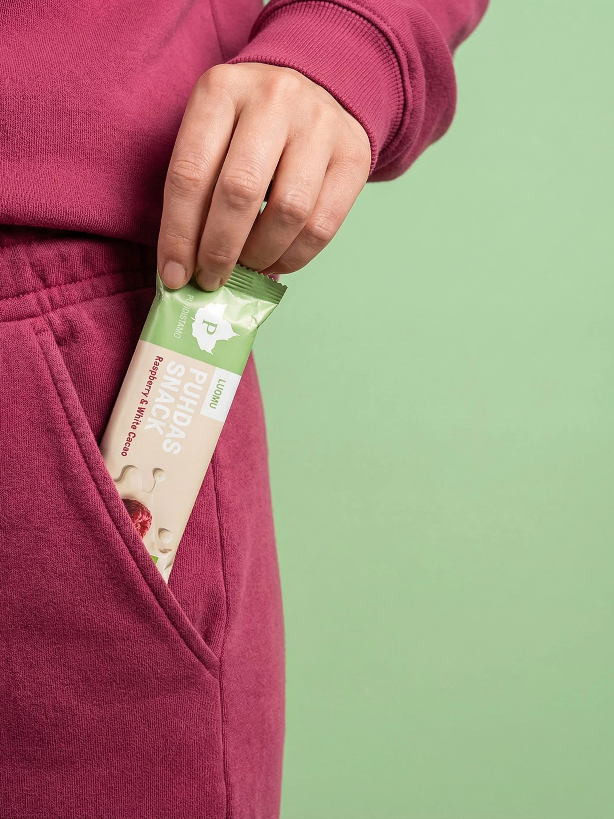 Puhdas Snack™ - Raspberry & White Cacao - 40 g - Image 4